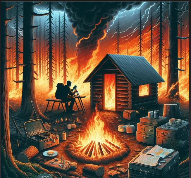 Surviving a Forest Fire: Strategies for Staying Cool Amidst the Flames