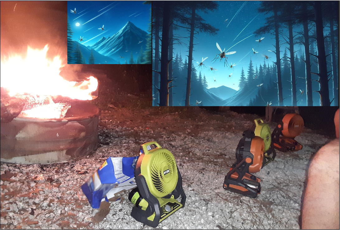 Harnessing Breezy Solutions: Using Battery-Powered Fans to Keep Mosquitoes at Bay While Camping